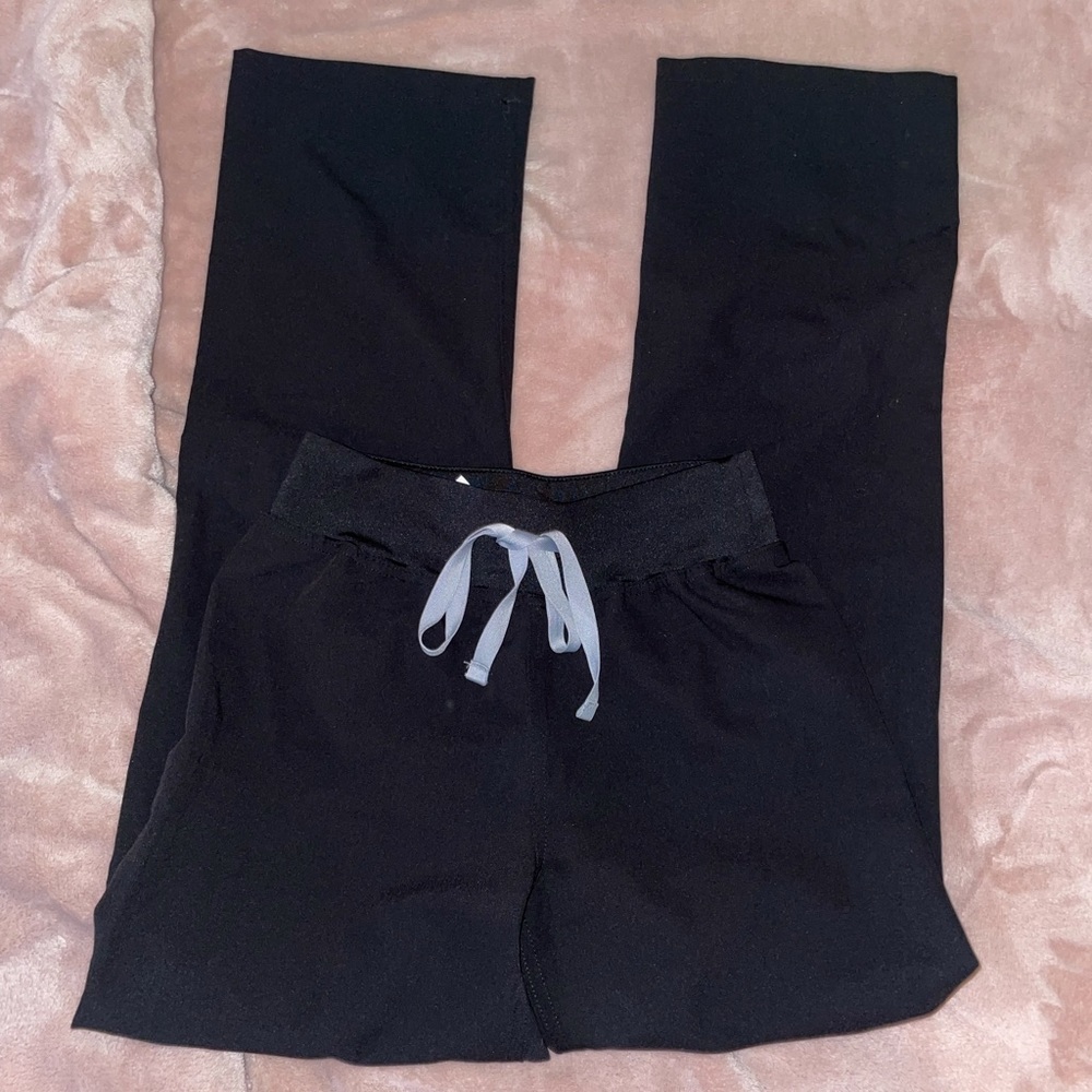 FIGS Livingston™ Basic Scrub Pants xxsp black high waisted